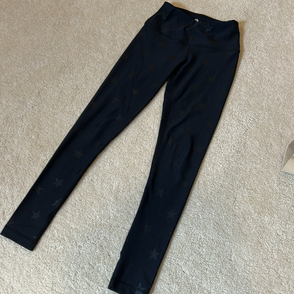 90 degree by flex black leggings with stars size XS
